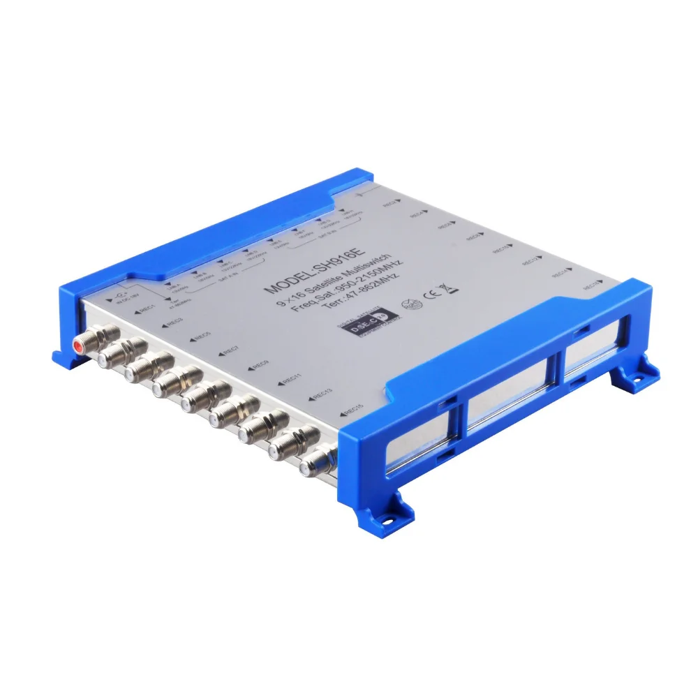 SH9912E 9IN cascade multiswitch diseqc multi switch for 4k satellite receiver tv multiswitch
