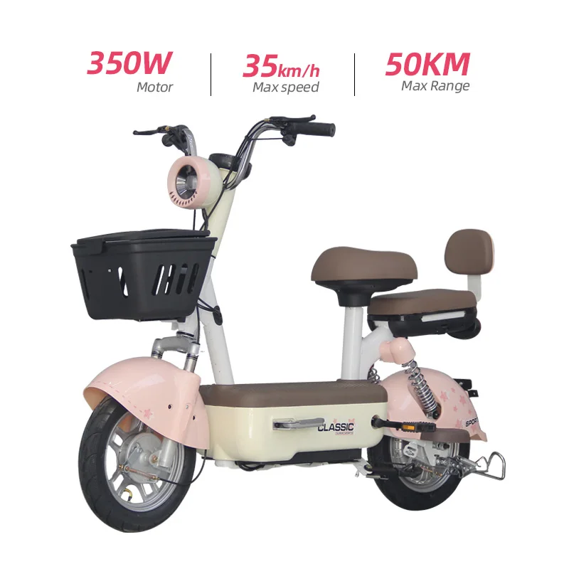 Электрический электровелосипед bicicleta 48 В 13 А/ч 350 Вт со съемным аккумулятором