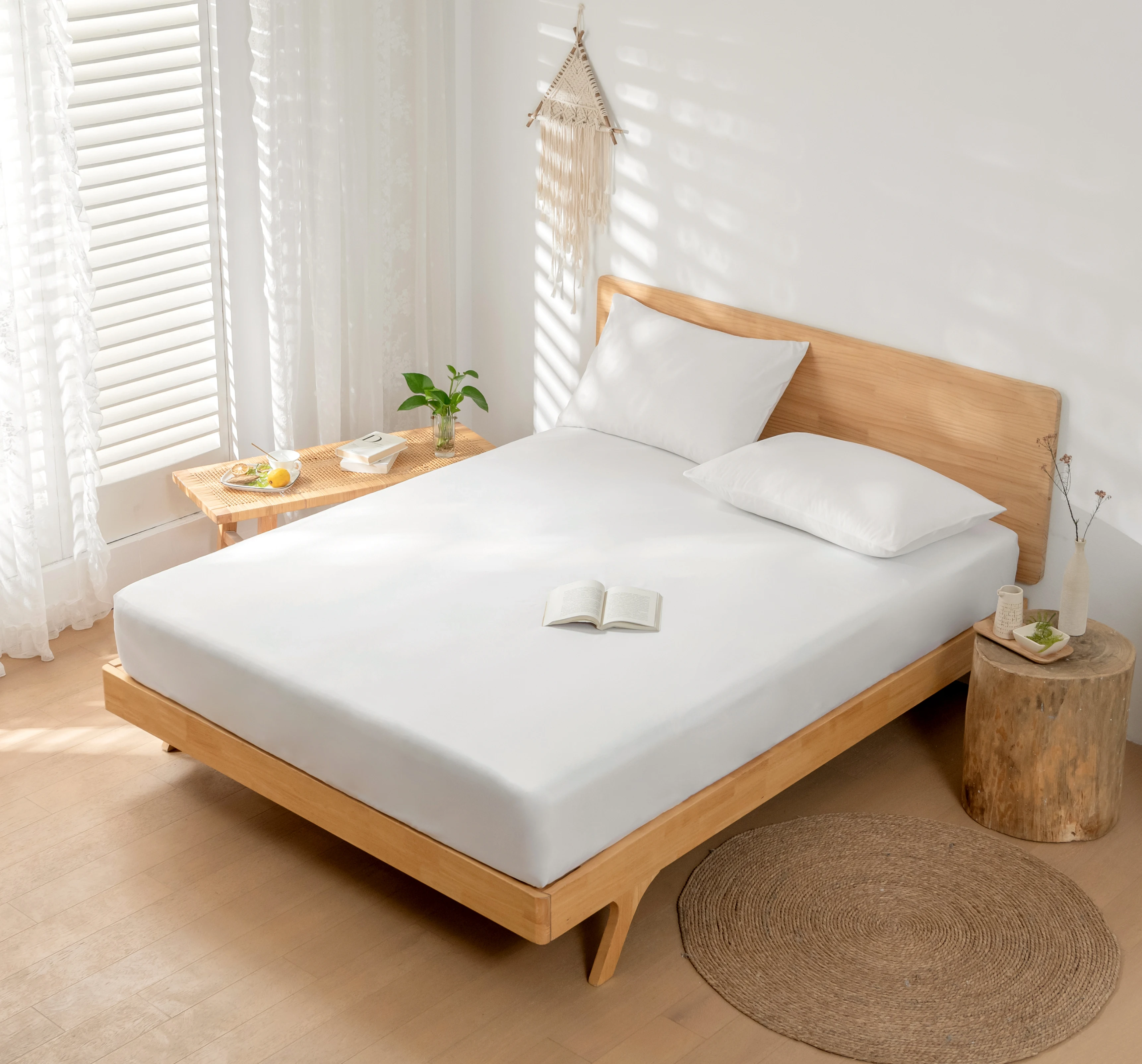 Однотонное высококачественное постельное белье из матовой микрофибры, удобное постельное белье, простыня, натяжная простыня, эластичное постельное белье