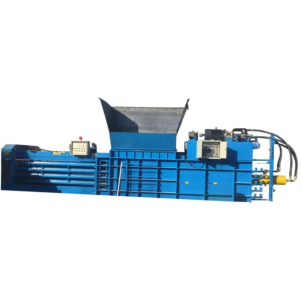 China Factory direct sale horizontal  plastic film baler machine Automatic Horizontal Hydraulic Baler Machinery