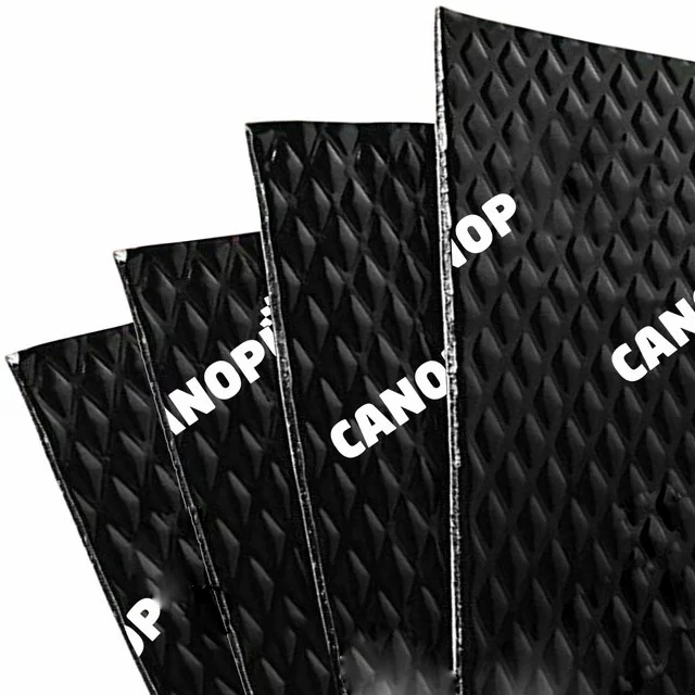 Keyrone 2.5mmx60cmx40cm sound absorb pad, heat and sound insulation car with 100um Aluminium foil