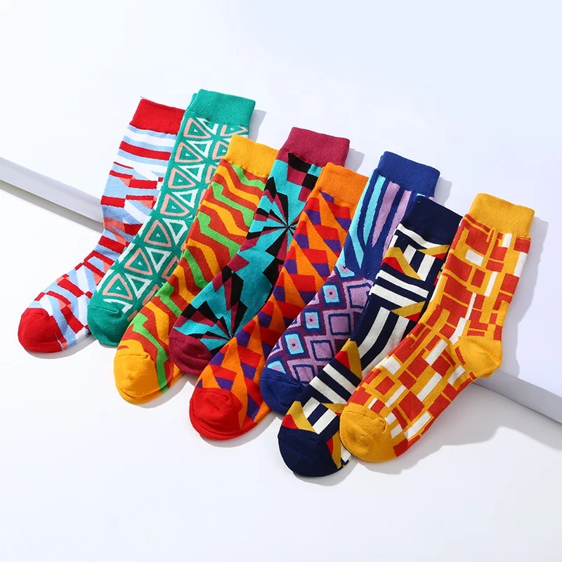 New Fall Winter Free Size  socks Unisex  Ins Fashion Animal Macaron Candy  Fruit Cotton Socks
