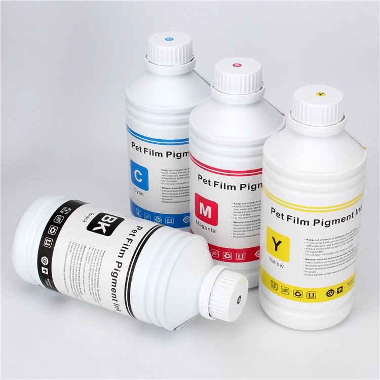Good Quality Pet Film Water Based Pigment Ink Dtf 6 Color And White Ink Dtf For Epson L1800 1390 3880 Printer