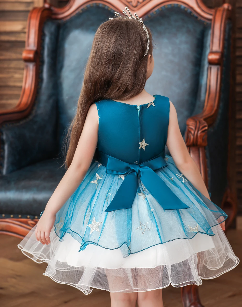 High quality Drop shipping Summer Dress for Children Party Wedding Dress Elegant Princess Vestidos Flower Girls Dress