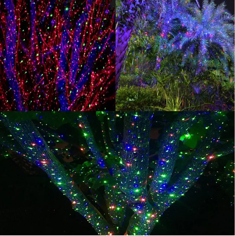2023 Garden Laser Christmas lights firefly holiday decoration light smart outdoor lights RGB star projector X-33P-B