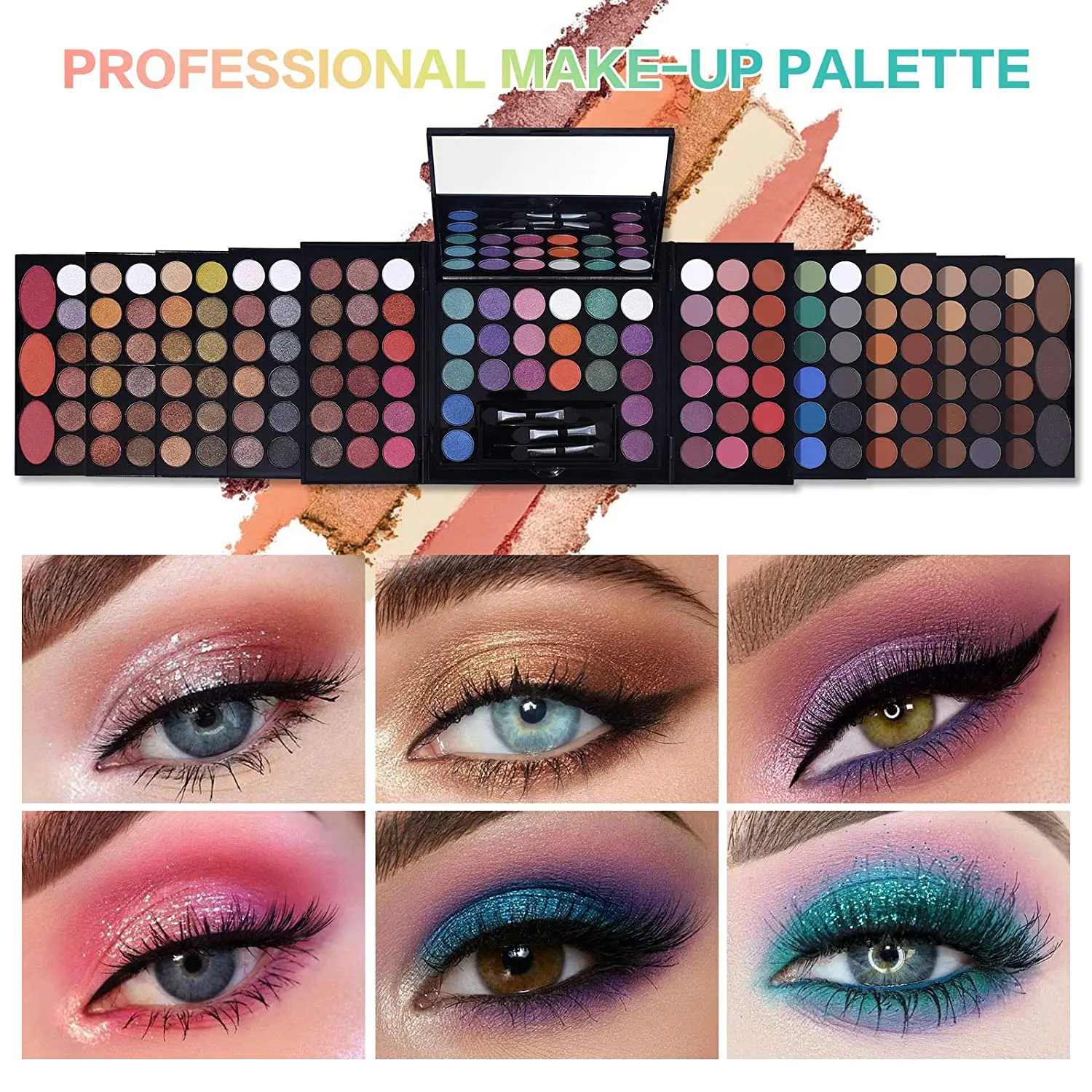 Makeup cosmetics 142 Colors Cosmetics Full Eyeshadow Palette makeup mirror Makeup sets
