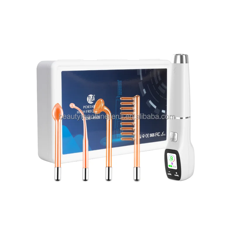 4 in 1 beauty instrument high frequency galvanic facial massage machine