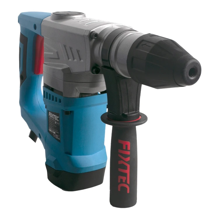 FIXTEC Power Tools 900W Electric Rotary Hammer Drill Electric Jackhammer With 10 Accessories
