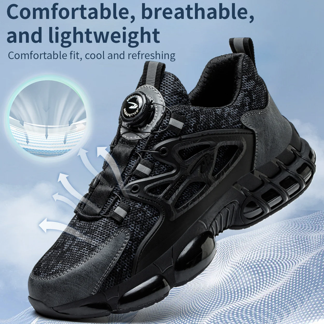 Hot Selling Unisex 678 Safety Shoes Steel Toe Anti-Brutal Impact Anti-Stabbing Protection Workers Winter Summer Seasons