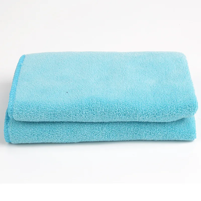 Оптовая продажа индивидуальное полотенце для лица из микрофибры вязаное волос салона и отеля. 35x75cm