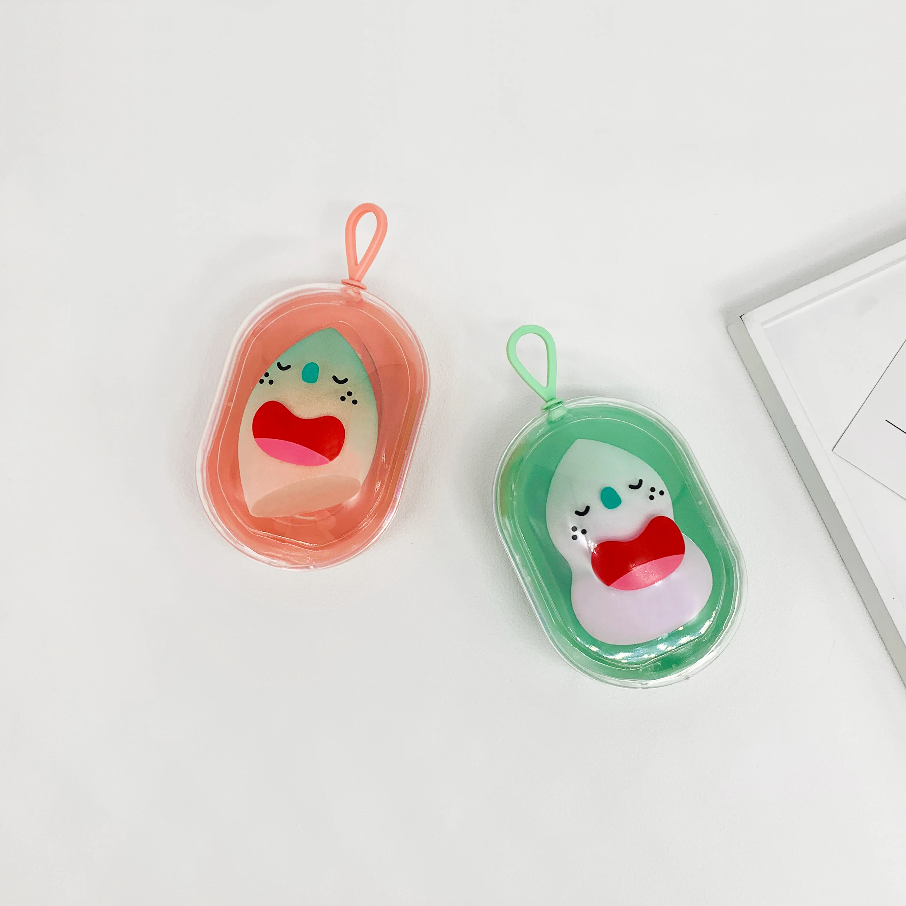 New Trend Popular Choice Beauty Gradient Color Ultra Soft Texture Premium For Facial Use Makeup Make Up Remover Sponge