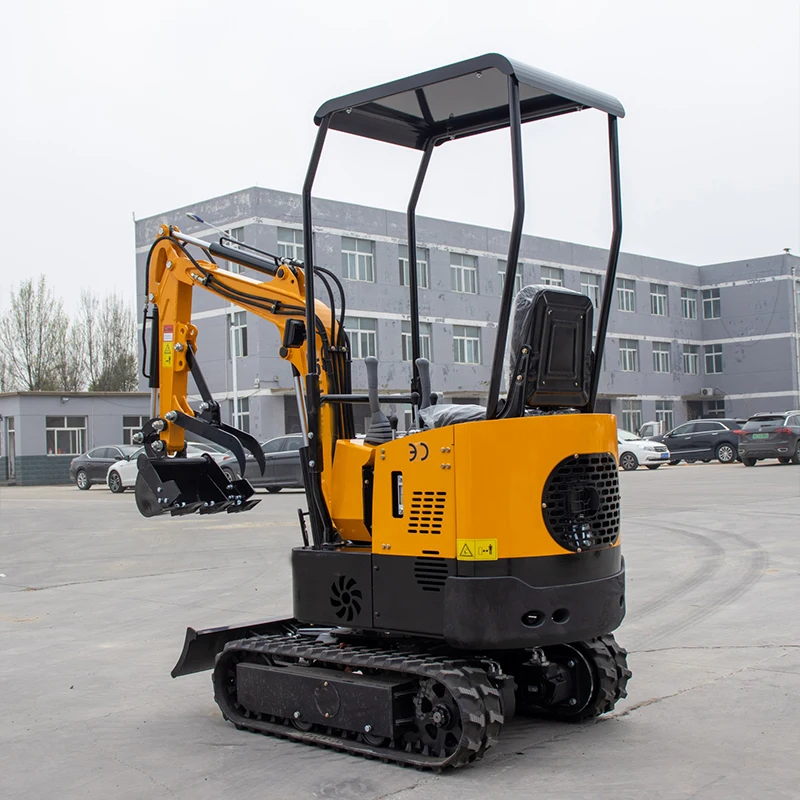 Free Shipping Chassis Width 930mm Mini 1.2t Small Digger CE EPA Euro5 China Wholesale Compact Mini Excavator