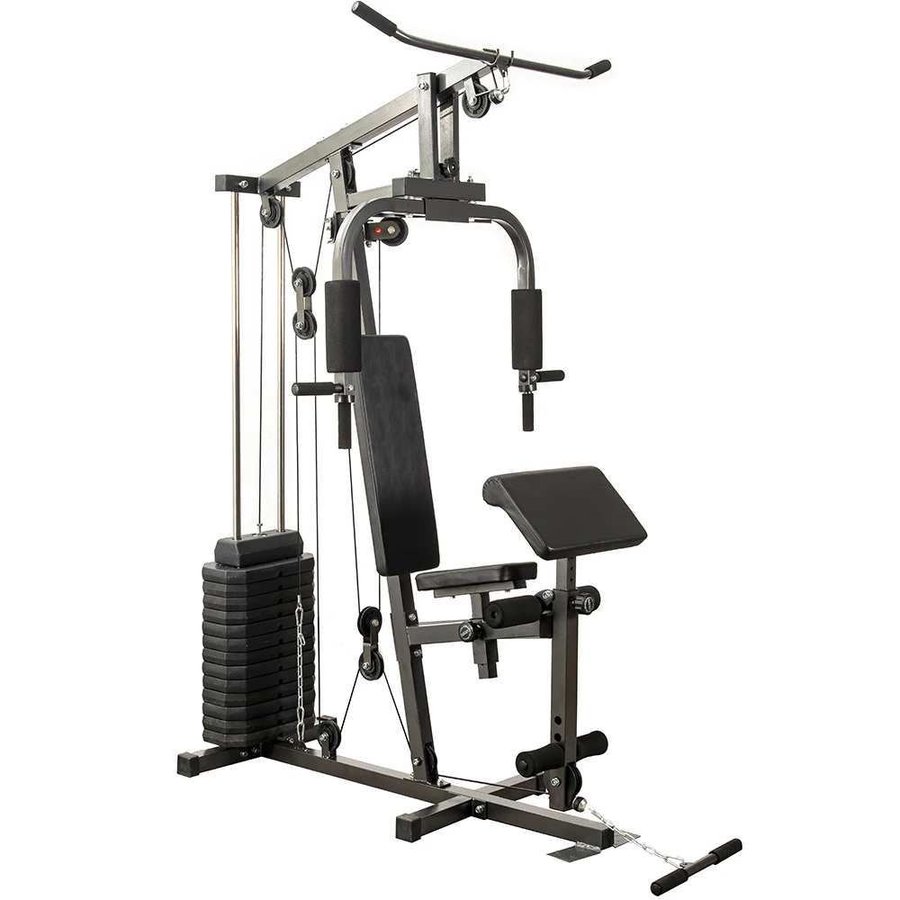 Home Gym Equipment Multi Functional Equipment Machine Home Gym Station With Seat Adjustment