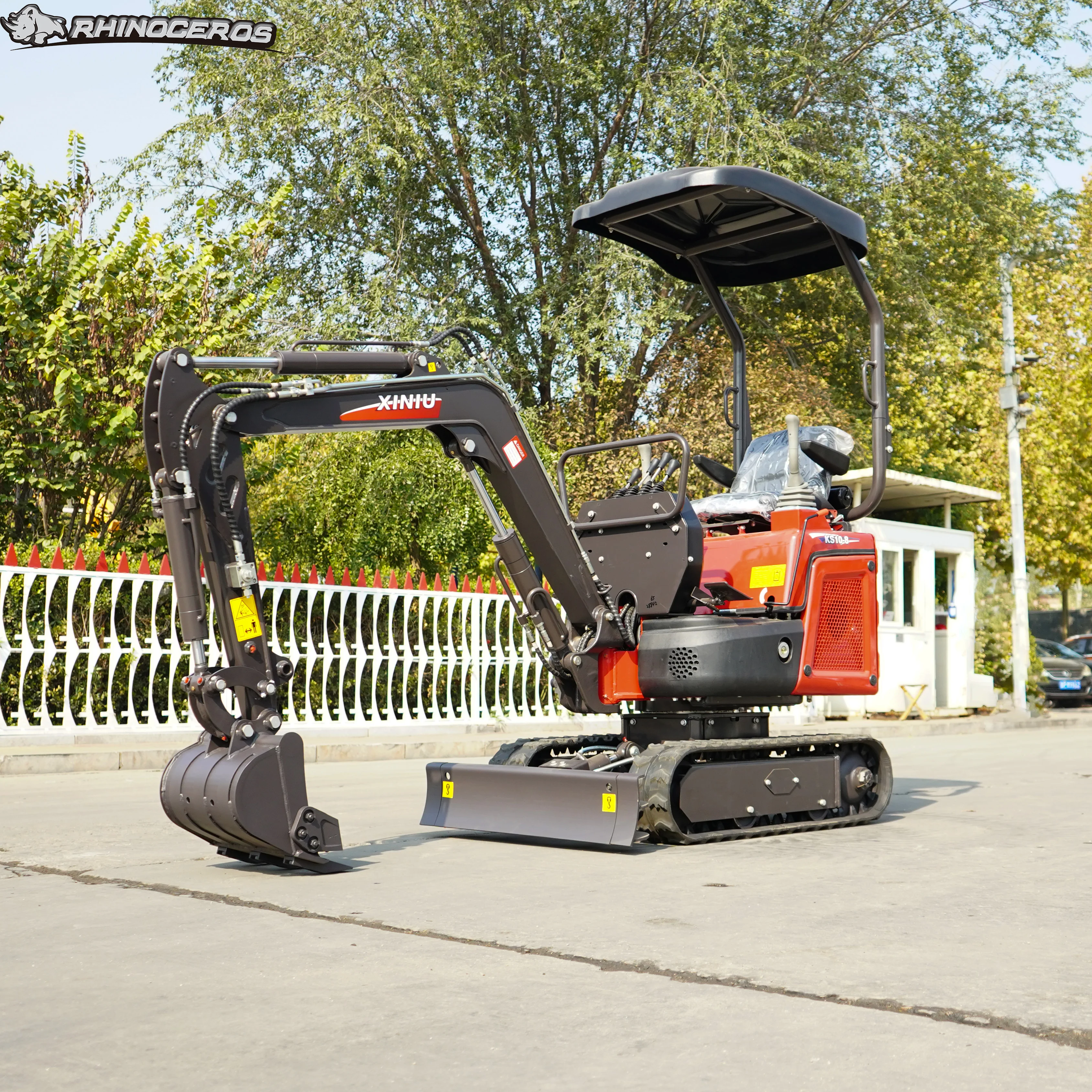 Rhinoceros XINIU KS10-8  1.0T New Product 1000kg Mini Digger Excavator Crawler Excavator Digger