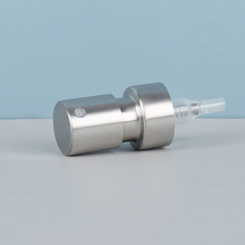 factory design ODM/OEM 28/400 stainless steel metal water spray bottle screw pump cap