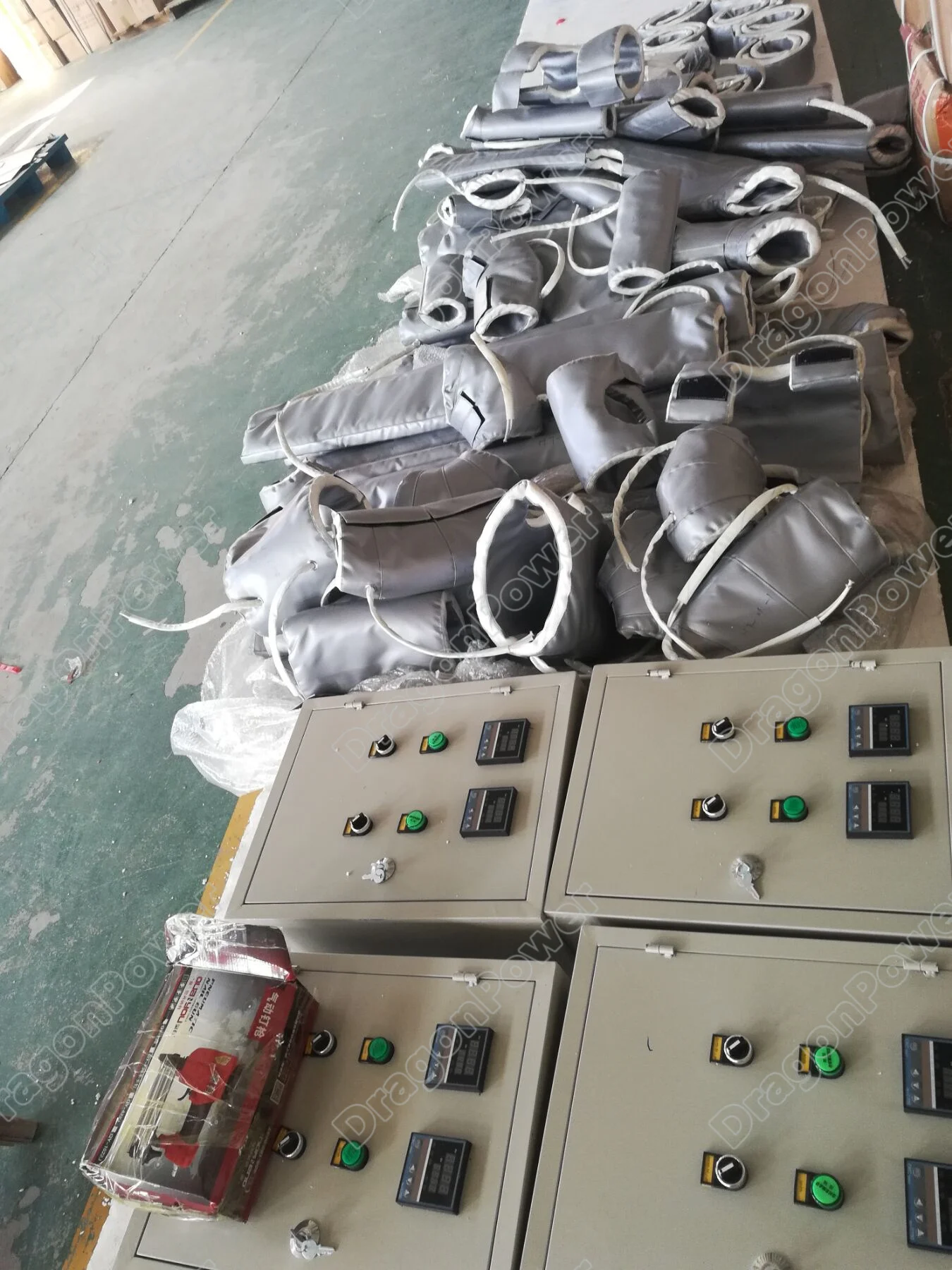 Waterproof Reusable Industrial Electric Heating Insulation Cover Removable Pipe Heat Thermal Insulation Jacket