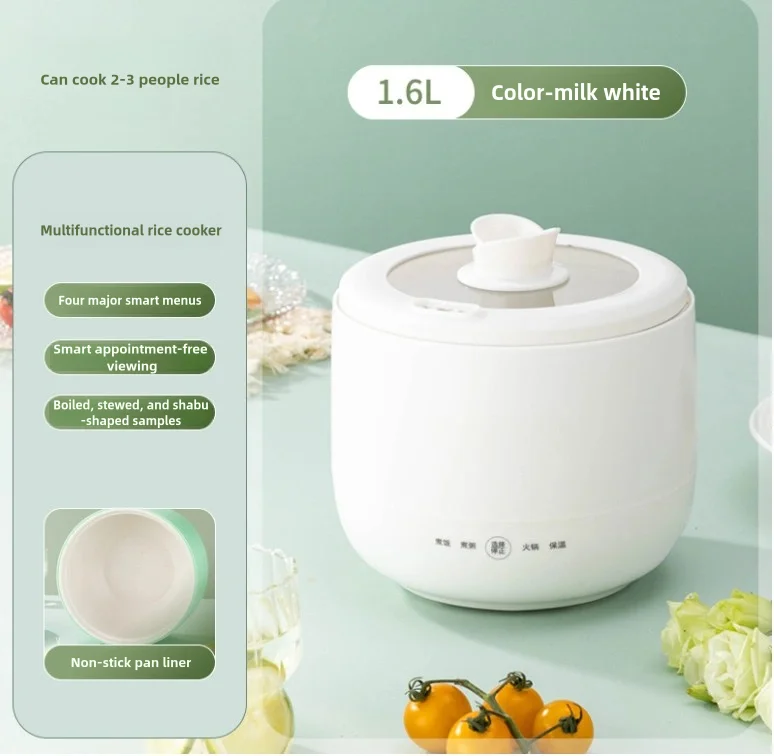 Wholesale Portable Multifunctional Smart Digital Electric Rice Cooker Household Food Cooker Measuring Cup Hotels RVs Plastic