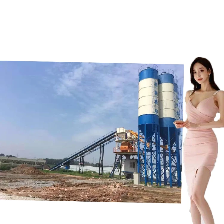 Mobile Portable Mini Small Central Machinery Universal Concrete Batch Plant Batching Station Mixing Plants