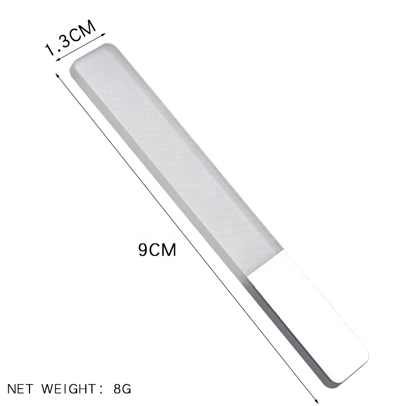 
2020 hot sale high quality new design premium durable glass nail shiner for natural nails logo printing custom in Japan 