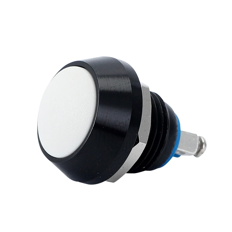 New Arrival 19mm 12v Ip65 Electrical Waterproof Self Locking Mushroom Type Emergency Push Button Switch