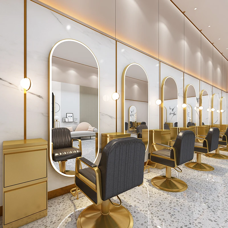  Салонная станция для волос зеркало coiffeur miroir фотообои всего тела длинные зеркальные зеркала
