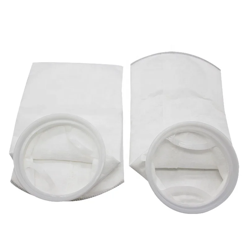 Good quality non woven Polypropylene polyester needle punched felt water liquid filter bag