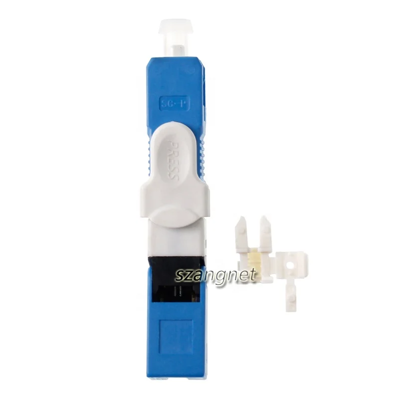Mechanical Fiber Optic Connector Field Installable SC Connector for FTTH Drop Cable