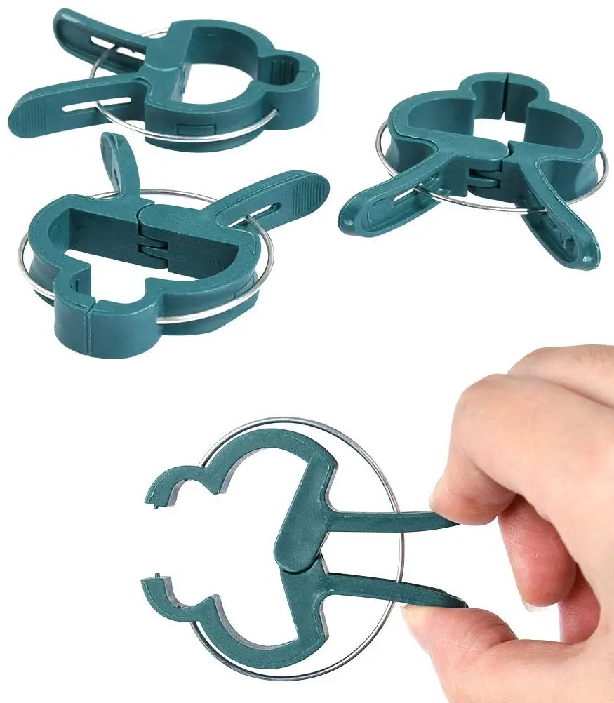 Garden accessories portable Tomato cage small plastic Plant hold Support Clips for Supporting Stems