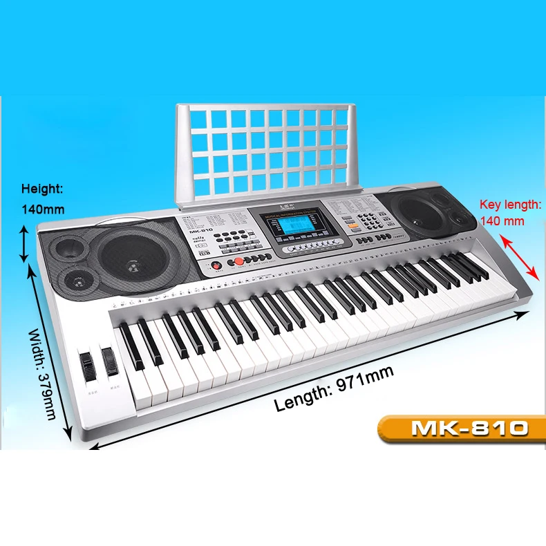 MK-810 Keyboard Instrument Electric Piano 61Keys Simulation Piano Keyboard