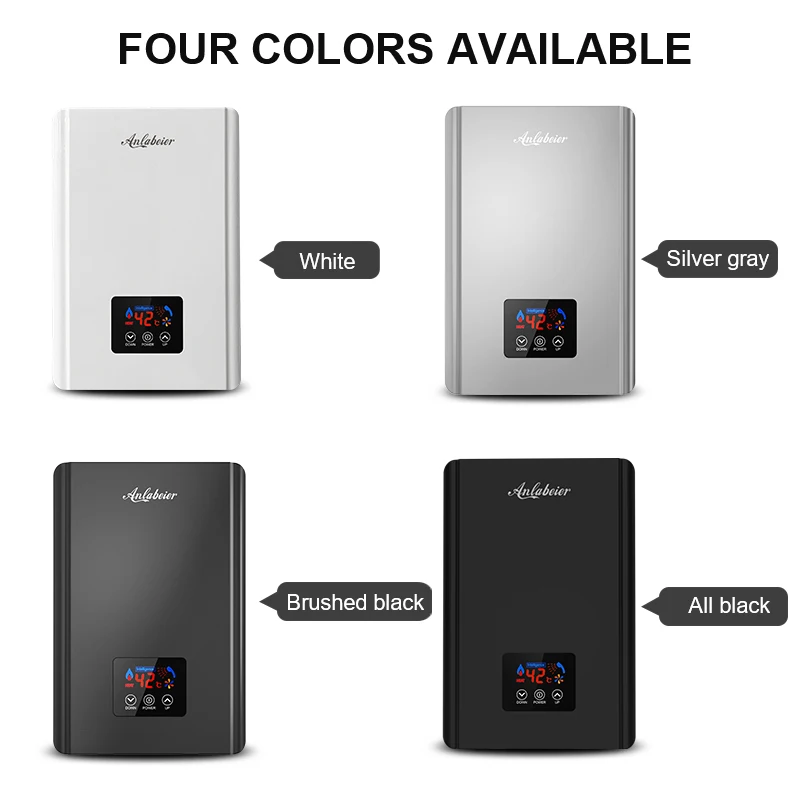 Cheap price 8KW power instant shower water heater electric bathroom kitchen hot water heater for hotel