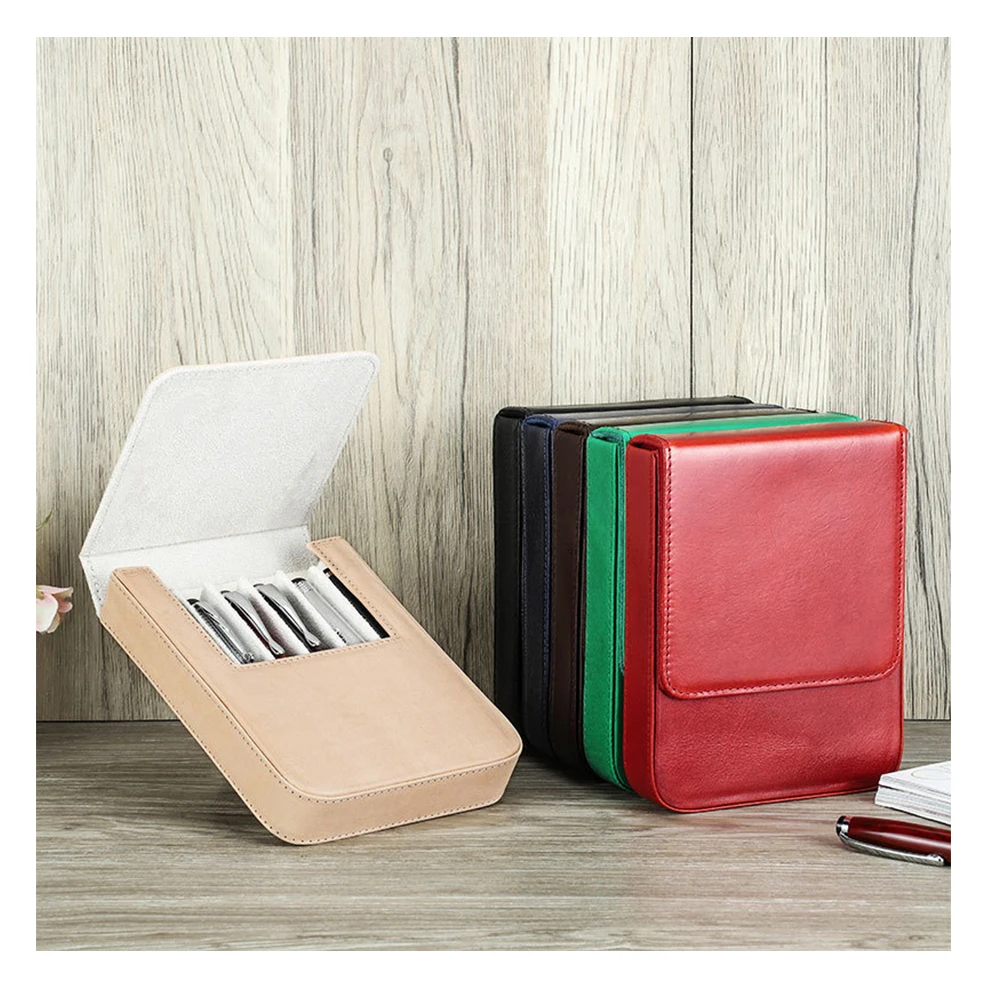 Estuche Para Lapices School Supplies Stationery Pen Case Genuine Leather Students Pen Pouch Pen Bag Pencil Case