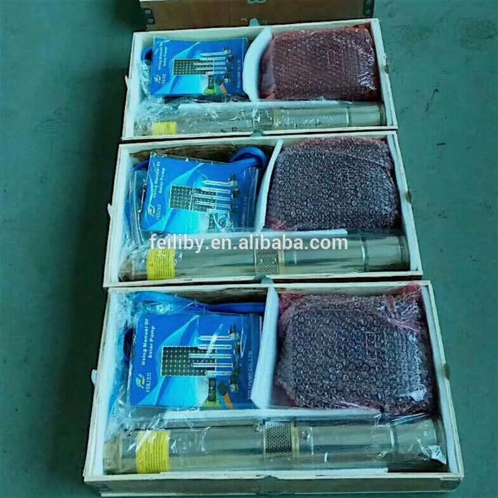 Powerful solar water pump lower price 2hp in Australia 50 meters of solar water pump of deep well  for house