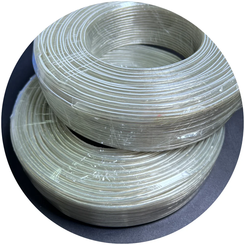 90m roll copper 16AWG 2PIN PVC transparent cable Electronic wire for led neon sign