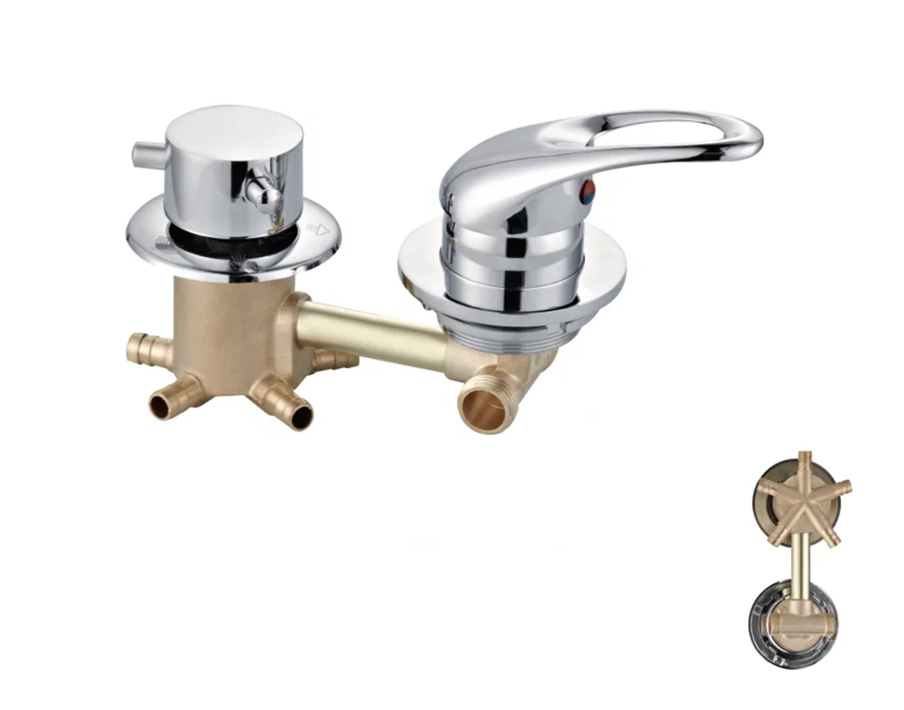 High quality bath shower faucets wall mixer taps  sanitary water tap price