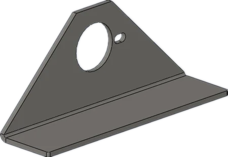 
3mm stainless steel home decorative 360 mirror mounting bottom bracket 