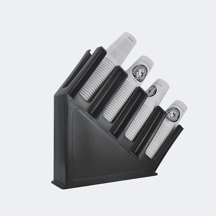 Coffee Accessories ABS Black Disposable Coffee Cup Holder for Coffee Shop
