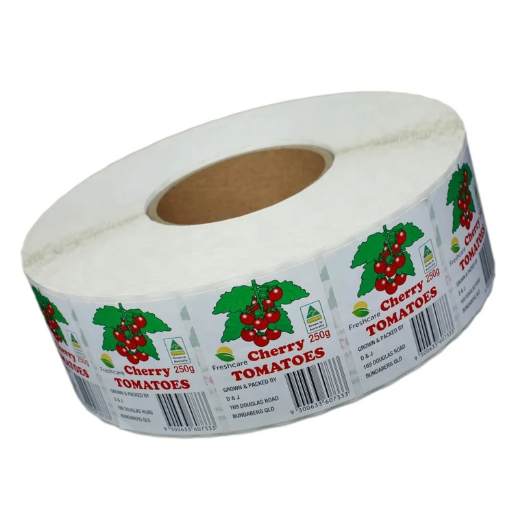 Customized Frozen Meat Sticker Label Printing Adhesive Waterproof Sticker Frozen Food Label Sticker