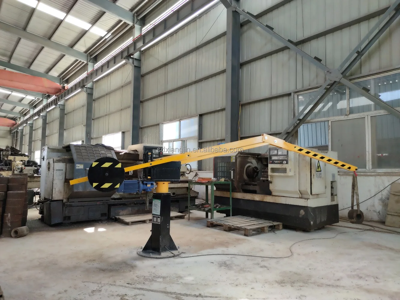 500kg Rotating Jib Crane Small 150kg Mobile Balance Jib Crane 300kg Lifting Weight Lift machine balance crane for Sale