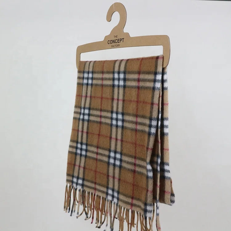 Custom Logo Printed 3.0MM Thickness Kraft Paper Scarf Display Hanger Towel  Display Hook