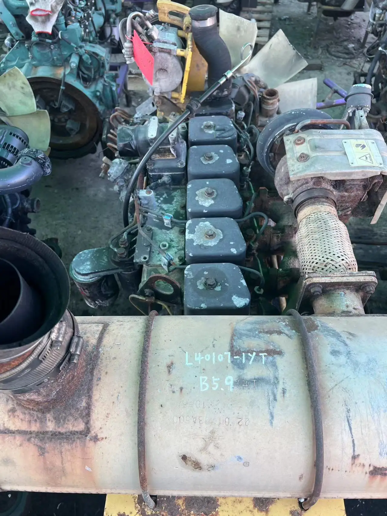 Original Used 6BT 5.9 Diesel Engine Assembly for Construction Machinery Like Excavators