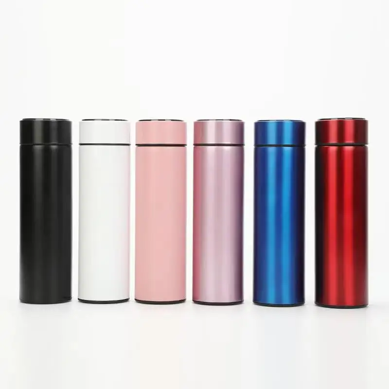 2024 Custom water bottle termos digitales smart cup termo inteligente termos de agua gym vasos de acero inoxidable aqua flask