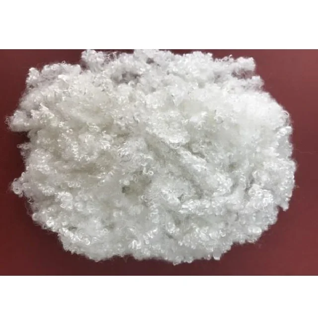 0.9D * 32mm Recycled white Polyester staple fiber from Vietnam