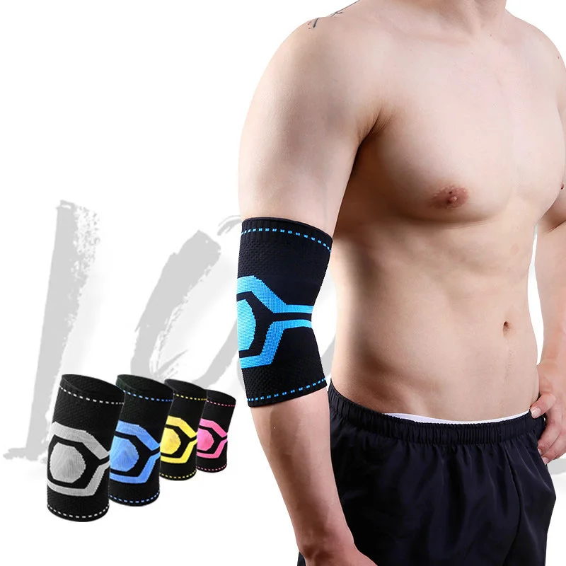 elastic breathable gym powerlifting sport cubital tunnel elbow protective wraps arm cover wrestling strap guard support brace
