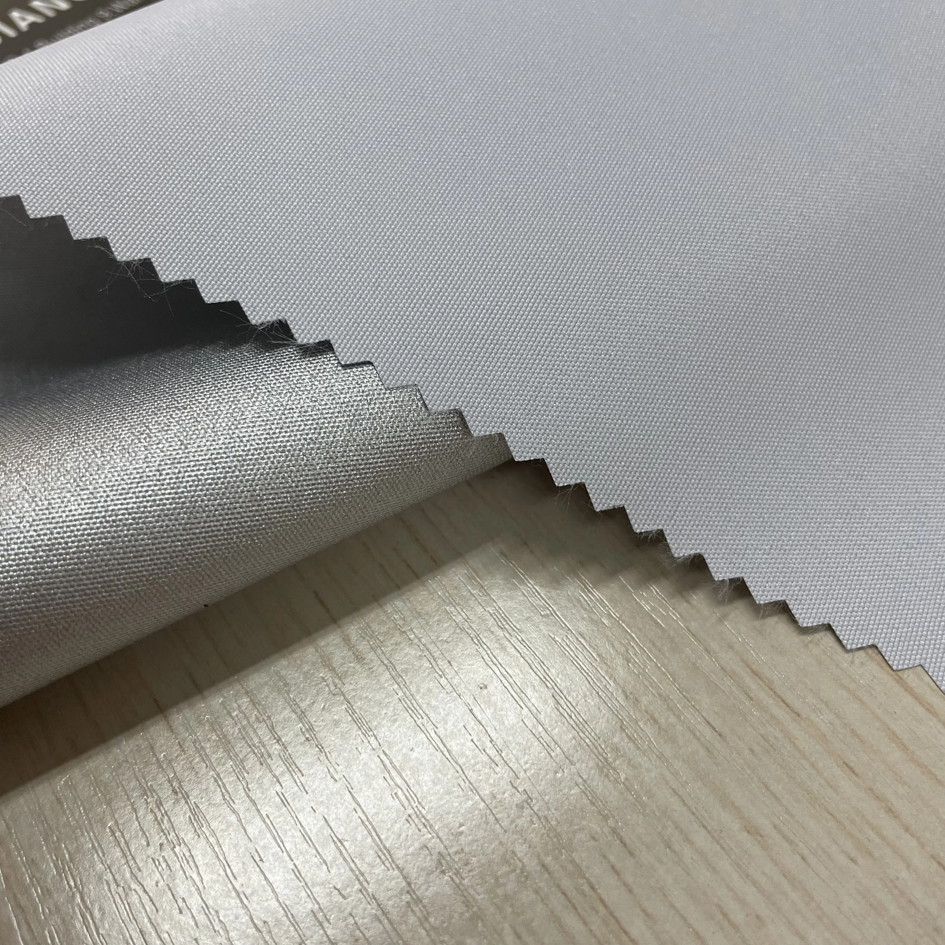 100% RPET широкая ткань Оксфорд с серебряным покрытием ПУ для