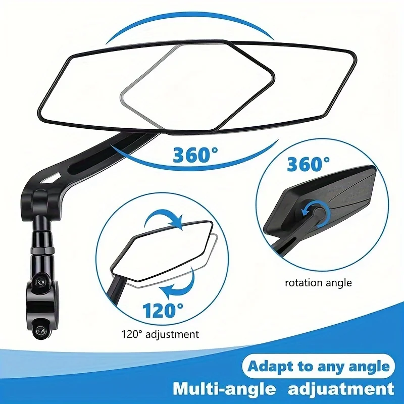 Motorcycle Rear View Mirror Bike Side Mirror Modified Universal Motorcycle Mirrors Rear View