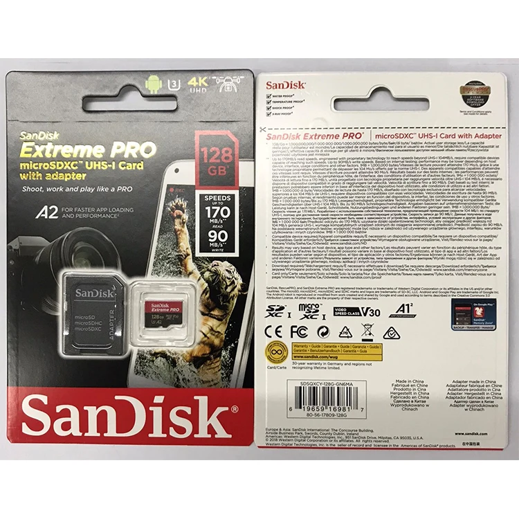 SDSQXCY-128G-GN6MA extreme pro TF