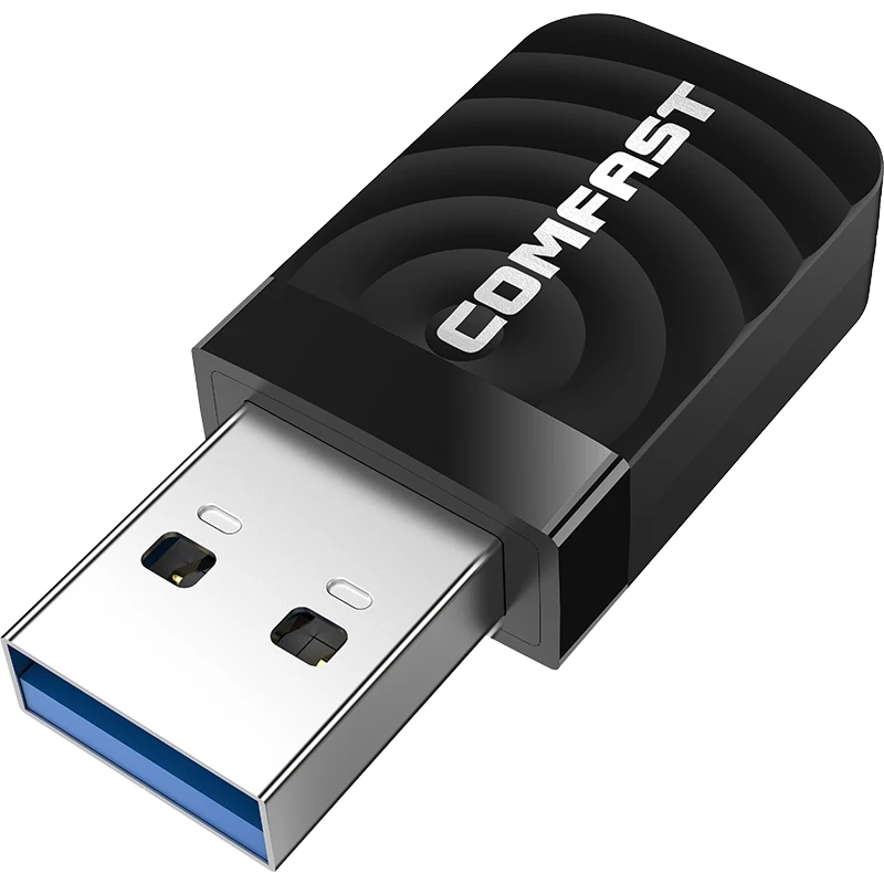 COMFAST 2019 Новое поступление 1300 Мбит/с Настольный Ноутбук 5,8 ГГц USB беспроводной Wi-Fi адаптер