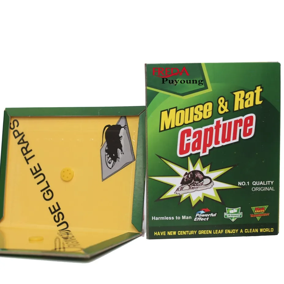 Wholesale mouse glue trap board sticky paper of the rat insect trap adhesives board