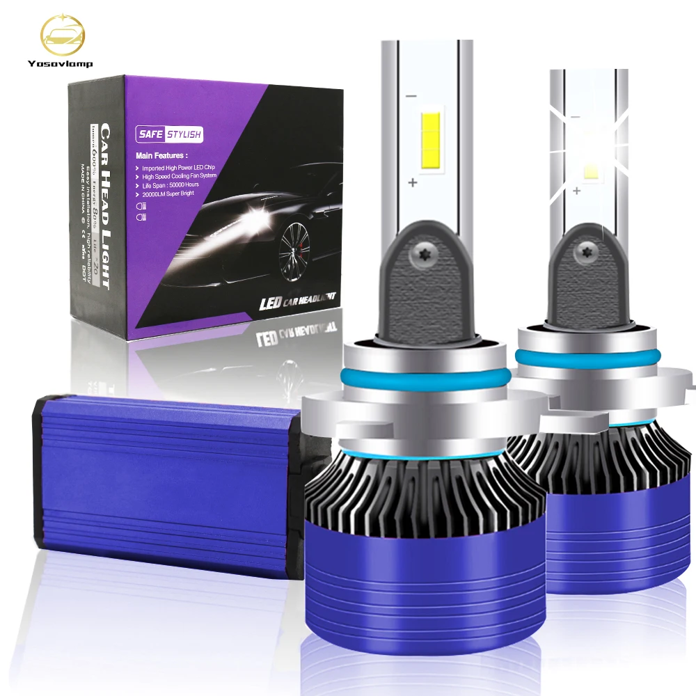 Yosovlamp f5 high power headlamp 110w 22000lm fan h4 h7 h11 9005 9006 h13 880 f8 f3 f9 led headlight 55w 11000lm 150w led bulb (1600409056098)