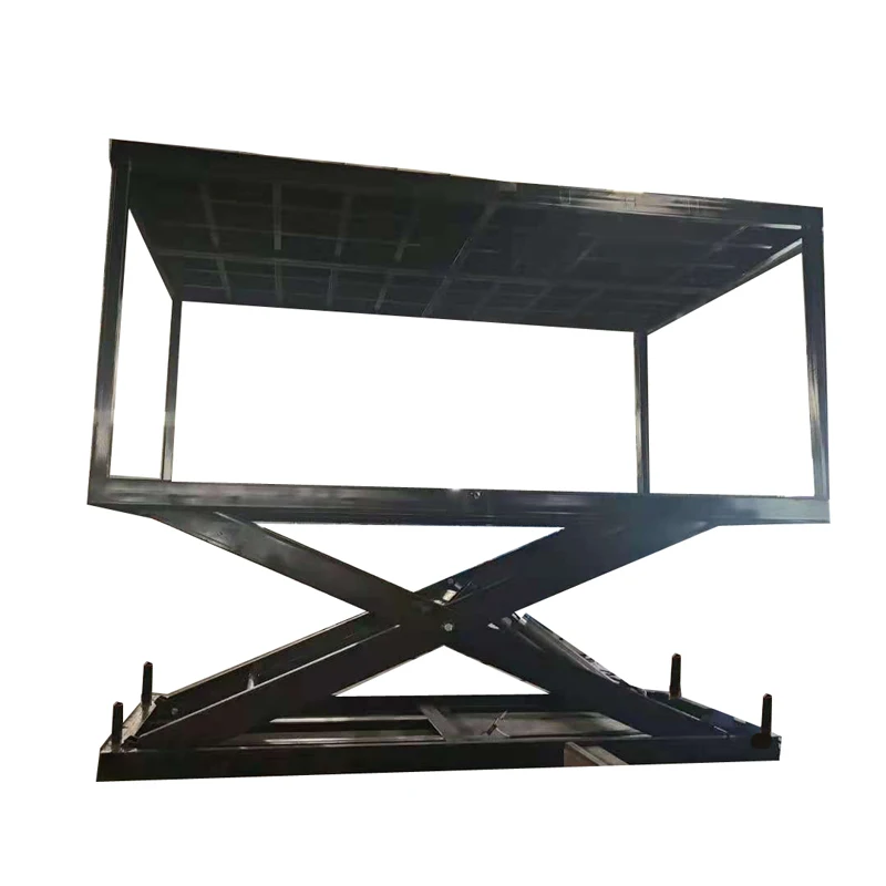 Hydraulic scissor car lift platform use for car parking and storage